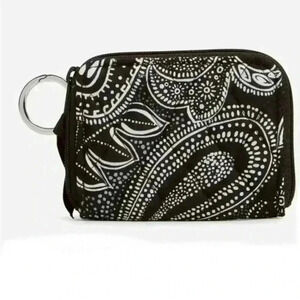 Vera Bradley RFID Petite Zip-Around Wallet in Cotton Stellar Paisley NWT